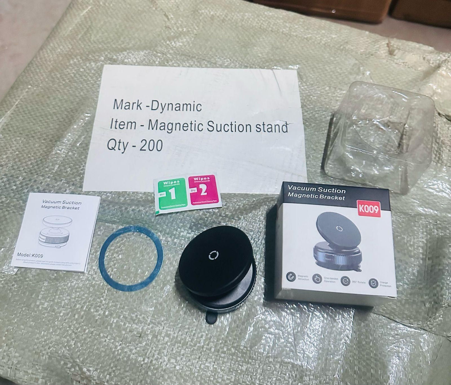 Premium Magnetic Suction Car & Desk Phone Holder- 360° Adjustable Strong Grip Stand